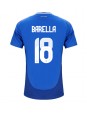 Billige Italia Nicolo Barella #18 Hjemmedrakt EM 2024 Kortermet